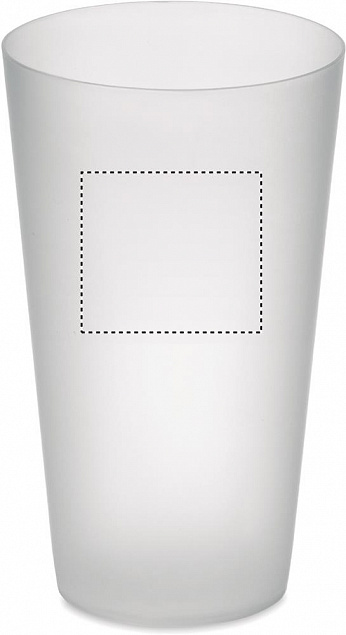 Frosted PP cup 550 ml с логотипом в Балашихе заказать по выгодной цене в кибермаркете AvroraStore