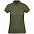 Рубашка поло женская Inspire, темно-зеленая с логотипом в Балашихе заказать по выгодной цене в кибермаркете AvroraStore