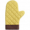 Прихватка-рукавица Keep Palms, горчичная с логотипом в Балашихе заказать по выгодной цене в кибермаркете AvroraStore