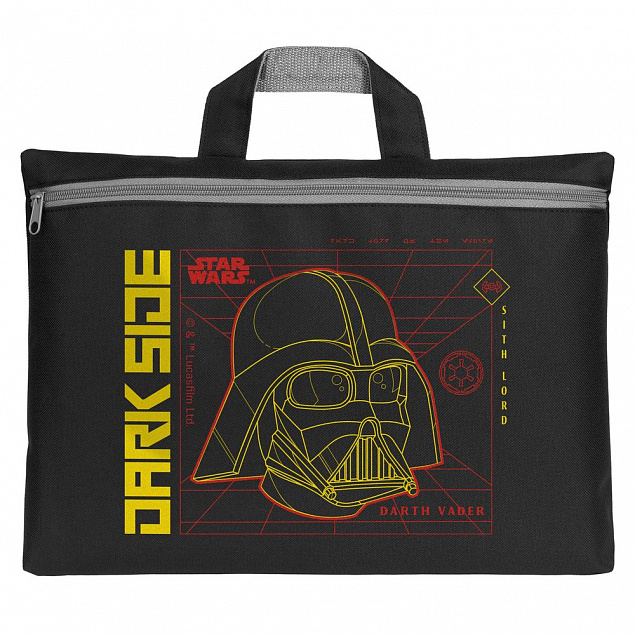 Сумка-папка Darth Vader, черная с логотипом в Балашихе заказать по выгодной цене в кибермаркете AvroraStore