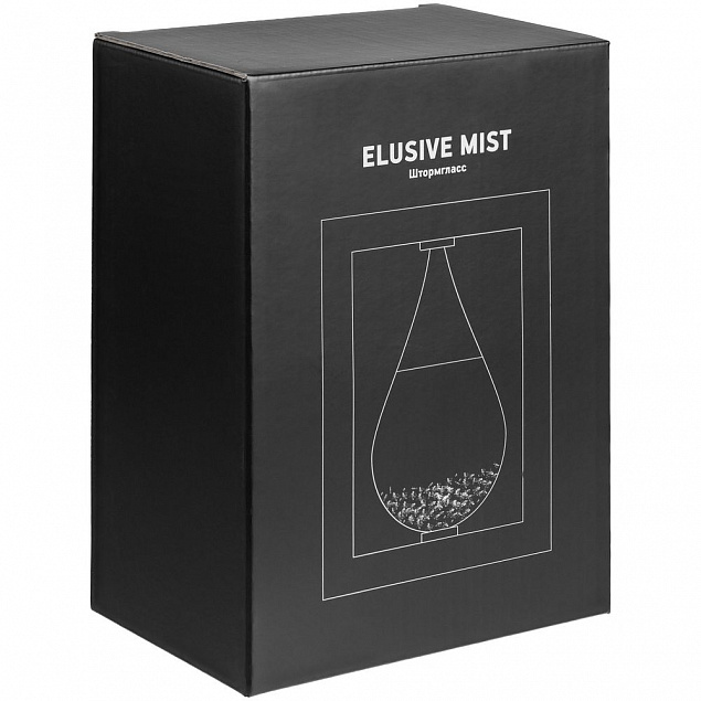 Штормгласс Elusive Mist, черный с логотипом в Балашихе заказать по выгодной цене в кибермаркете AvroraStore