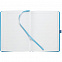 Ежедневник Favor Metal, недатированный, голубой с логотипом в Балашихе заказать по выгодной цене в кибермаркете AvroraStore