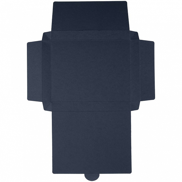 Коробка самосборная Flacky Slim, синяя с логотипом в Балашихе заказать по выгодной цене в кибермаркете AvroraStore