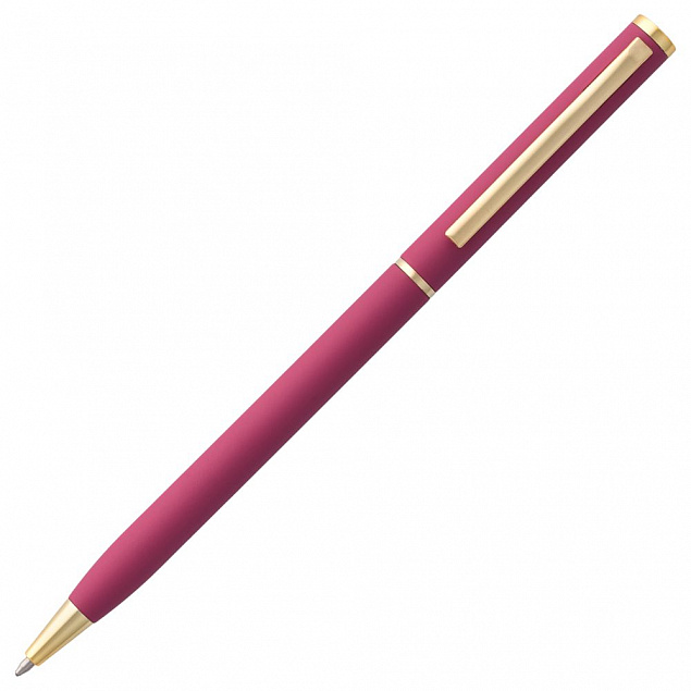 Ручка шариковая Hotel Gold, ver.2, розовая с логотипом в Балашихе заказать по выгодной цене в кибермаркете AvroraStore