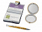 Набор Чувства: шариковая ручка, зеркало, визитница, золотистый (Р) с логотипом в Балашихе заказать по выгодной цене в кибермаркете AvroraStore