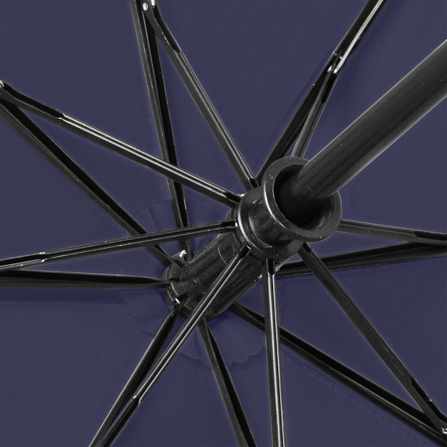 Зонт складной Fiber Magic, темно-синий с логотипом в Балашихе заказать по выгодной цене в кибермаркете AvroraStore