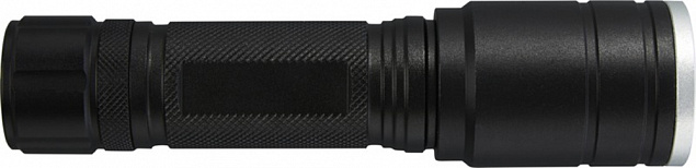 Stroud Большой перезаряжаемый фонарь мощностью 5 Вт, черный с логотипом в Балашихе заказать по выгодной цене в кибермаркете AvroraStore