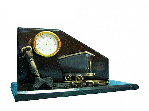 Настольный часы «Угольный натюрморт» с логотипом в Балашихе заказать по выгодной цене в кибермаркете AvroraStore