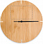 Настенные часы из бамбука кругл с логотипом в Балашихе заказать по выгодной цене в кибермаркете AvroraStore