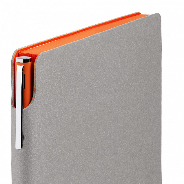 Набор Flexpen, серебристо-оранжевый с логотипом в Балашихе заказать по выгодной цене в кибермаркете AvroraStore