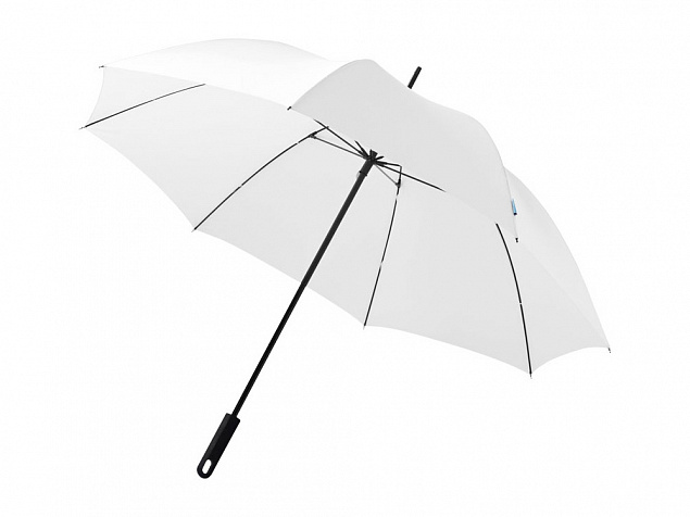 Зонт трость Halo, механический 30, белый с логотипом в Балашихе заказать по выгодной цене в кибермаркете AvroraStore