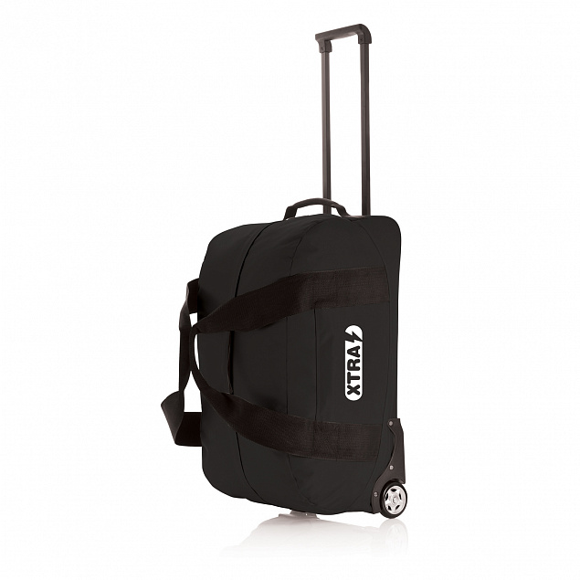 Дорожная сумка на колесах Basic, черный с логотипом в Балашихе заказать по выгодной цене в кибермаркете AvroraStore