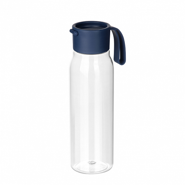 Спортивная бутылка для воды, Step, 550 ml, синяя с логотипом в Балашихе заказать по выгодной цене в кибермаркете AvroraStore