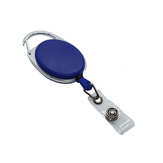 Ретрактор 4hand premium (синий) с логотипом в Балашихе заказать по выгодной цене в кибермаркете AvroraStore