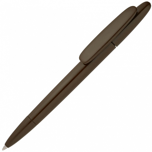 Ручка шариковая Prodir DS5 TJJ Regenerated, серо-коричневая с логотипом в Балашихе заказать по выгодной цене в кибермаркете AvroraStore