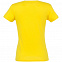 Футболка женская MISS 150, желтая с логотипом в Балашихе заказать по выгодной цене в кибермаркете AvroraStore