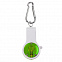 Брелок со свистком, фонариком и светоотражателем FLOYKIN на карабине, зеленый с белым,3,7х6,7х1,5см с логотипом в Балашихе заказать по выгодной цене в кибермаркете AvroraStore