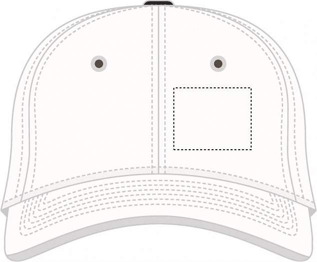 Бейсболка 6 клинка коттон с логотипом в Балашихе заказать по выгодной цене в кибермаркете AvroraStore