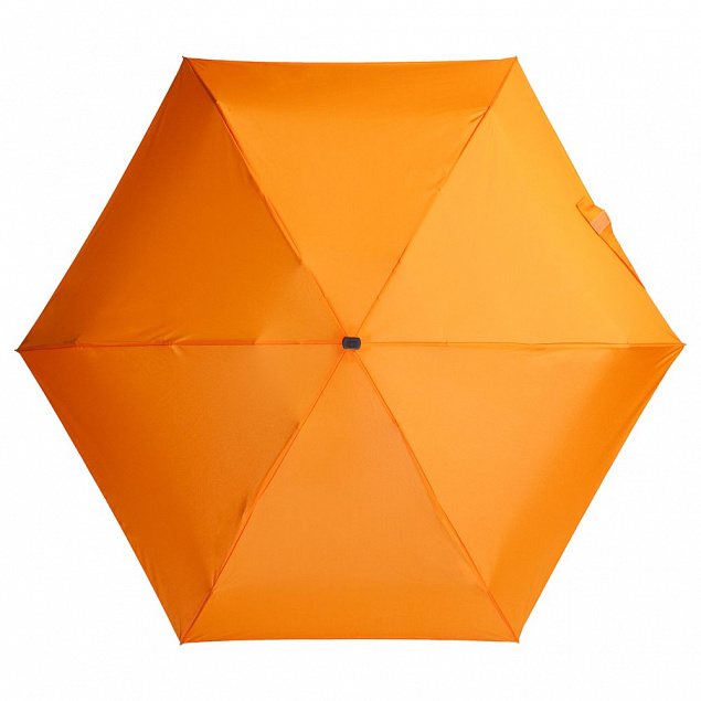 Зонт складной Five, оранжевый с логотипом в Балашихе заказать по выгодной цене в кибермаркете AvroraStore