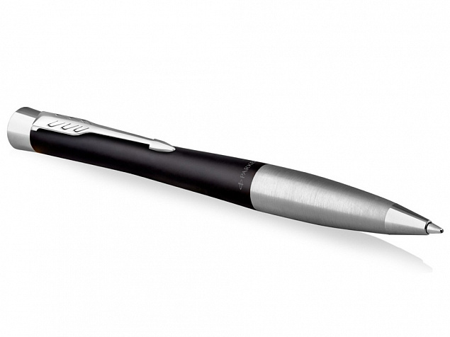 Ручка Parker шариковая "Urban Muted Black CT" с логотипом в Балашихе заказать по выгодной цене в кибермаркете AvroraStore
