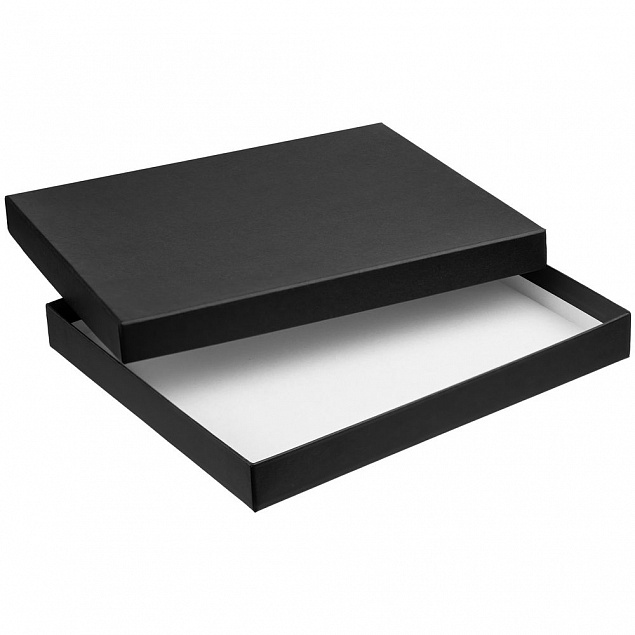 Коробка Overlap, черная с логотипом в Балашихе заказать по выгодной цене в кибермаркете AvroraStore