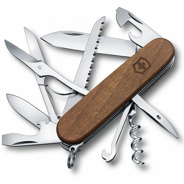Нож перочинный Huntsman Wood 91 с логотипом в Балашихе заказать по выгодной цене в кибермаркете AvroraStore