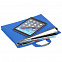 Сумка-папка SIMPLE, ярко-синяя с логотипом в Балашихе заказать по выгодной цене в кибермаркете AvroraStore