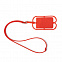 Силиконовый шнурок DALVIK, Красный с логотипом в Балашихе заказать по выгодной цене в кибермаркете AvroraStore