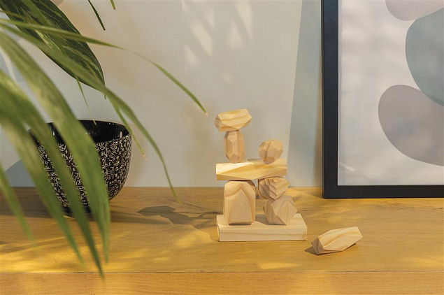 Набор деревянных балансирующих камней Ukiyo Crios с логотипом в Балашихе заказать по выгодной цене в кибермаркете AvroraStore