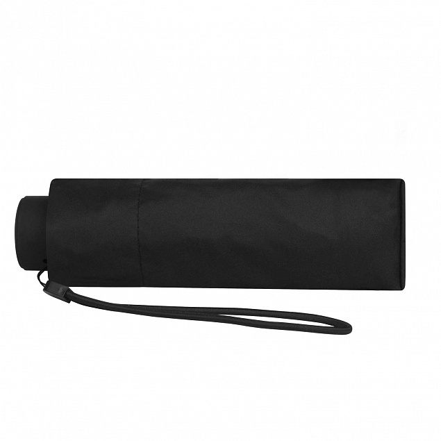 Зонт складной  Salana, черный с логотипом в Балашихе заказать по выгодной цене в кибермаркете AvroraStore