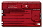 Набор инструментов SwissCard Quattro, красный с логотипом в Балашихе заказать по выгодной цене в кибермаркете AvroraStore