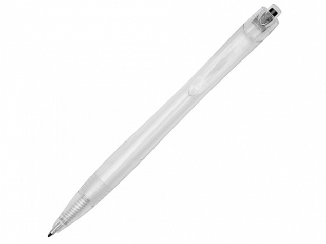 Шариковая ручка Honua из переработанного ПЭТ, прозрачный/черный с логотипом в Балашихе заказать по выгодной цене в кибермаркете AvroraStore