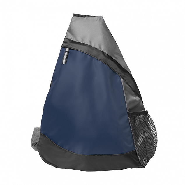 Рюкзак Pick, т.синий/серый/чёрный, 41 x 32 см, 100% полиэстер 210D с логотипом в Балашихе заказать по выгодной цене в кибермаркете AvroraStore