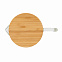 Графин Ukiyo из боросиликатного стекла с бамбуковой крышкой 1,2 л с логотипом в Балашихе заказать по выгодной цене в кибермаркете AvroraStore