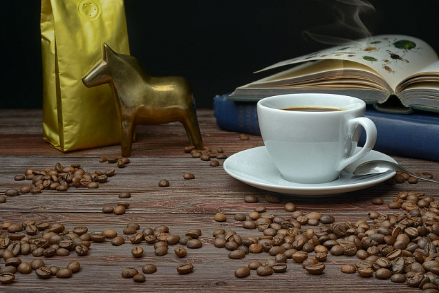 Кофе в зернах, в крафт-упаковке с логотипом в Балашихе заказать по выгодной цене в кибермаркете AvroraStore