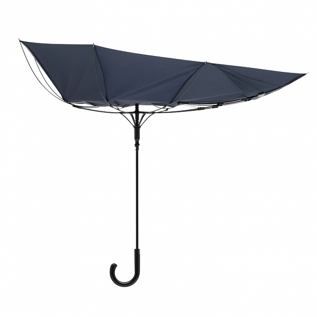 Зонт-трость Dune, синий с логотипом в Балашихе заказать по выгодной цене в кибермаркете AvroraStore