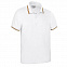 Cпортивная рубашка поло MAASTRICHT (белая) с логотипом в Балашихе заказать по выгодной цене в кибермаркете AvroraStore