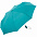 Зонт складной AOC, бирюзовый с логотипом в Балашихе заказать по выгодной цене в кибермаркете AvroraStore