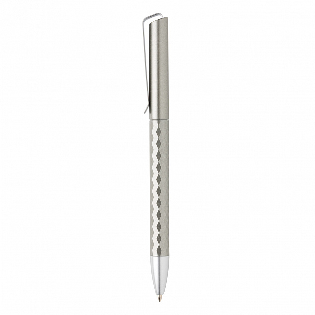 Ручка X3.1, серый с логотипом в Балашихе заказать по выгодной цене в кибермаркете AvroraStore