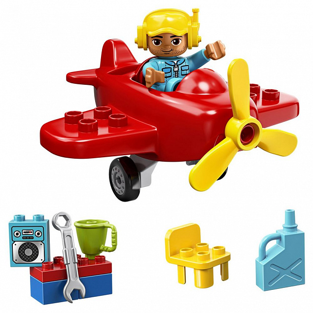 Конструктор «LEGO Duplo. Самолет» с логотипом в Балашихе заказать по выгодной цене в кибермаркете AvroraStore