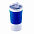 Термокружка вакуумная 'Funny" белая, синяя, силикон с логотипом в Балашихе заказать по выгодной цене в кибермаркете AvroraStore