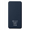 Универсальный аккумулятор OMG Flash 10 (10000 мАч) с подсветкой и soft touch,синий,13,7х6,87х1,55 мм с логотипом в Балашихе заказать по выгодной цене в кибермаркете AvroraStore
