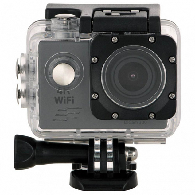 Экшн-камера Digma DiCam 300, серая с логотипом в Балашихе заказать по выгодной цене в кибермаркете AvroraStore