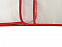 Дождевик Providence, прозрачный/красный с чехлом с логотипом в Балашихе заказать по выгодной цене в кибермаркете AvroraStore