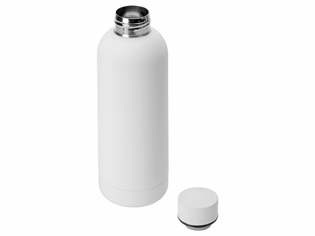 Вакуумная термобутылка с медной изоляцией  «Cask», soft-touch, 500 мл с логотипом в Балашихе заказать по выгодной цене в кибермаркете AvroraStore