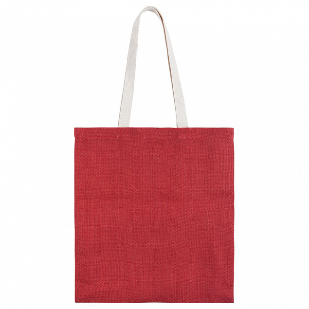 Холщовая сумка на плечо Juhu, красная с логотипом в Балашихе заказать по выгодной цене в кибермаркете AvroraStore