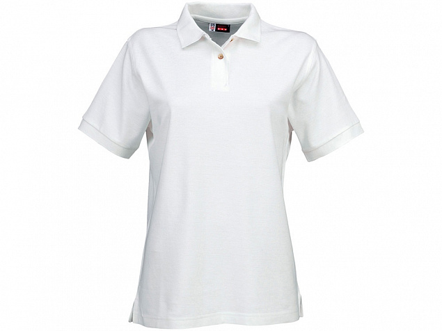 Рубашка поло Boston женская, белый с логотипом в Балашихе заказать по выгодной цене в кибермаркете AvroraStore