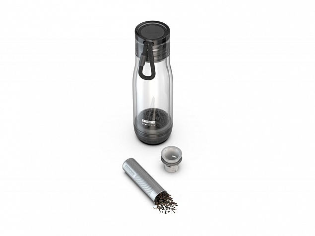 Бутылка с ёмкостью для заваривания Zoku с логотипом в Балашихе заказать по выгодной цене в кибермаркете AvroraStore