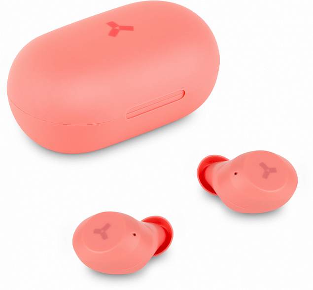 Беспроводные наушники ACCESSTYLE FOX TWS, розовый с логотипом в Балашихе заказать по выгодной цене в кибермаркете AvroraStore