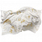 Плед Draconia, белый с золотистым с логотипом в Балашихе заказать по выгодной цене в кибермаркете AvroraStore